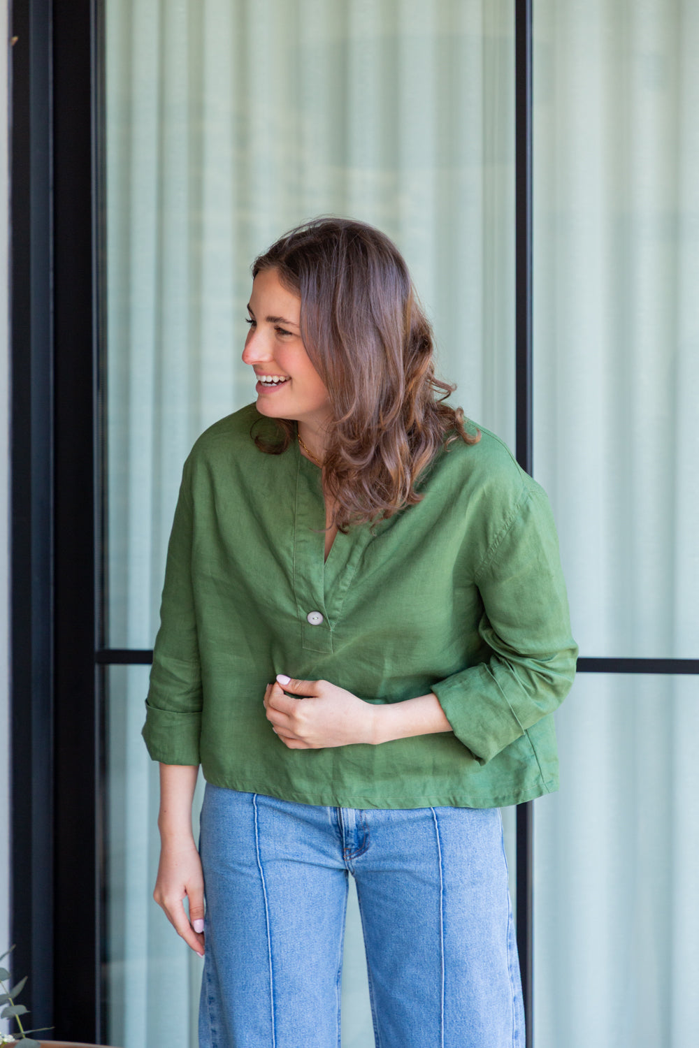 Donna Top English Ivy-TOPS-Kindacollection-Kinda