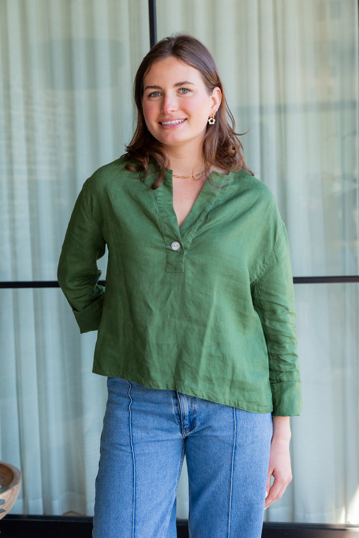 Donna Top English Ivy-TOPS-Kindacollection-Kinda