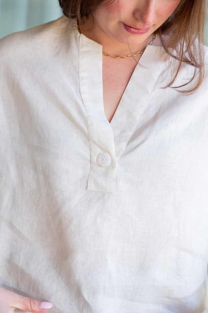 Donna Top French Vanilla-TOPS-Kindacollection-Kinda