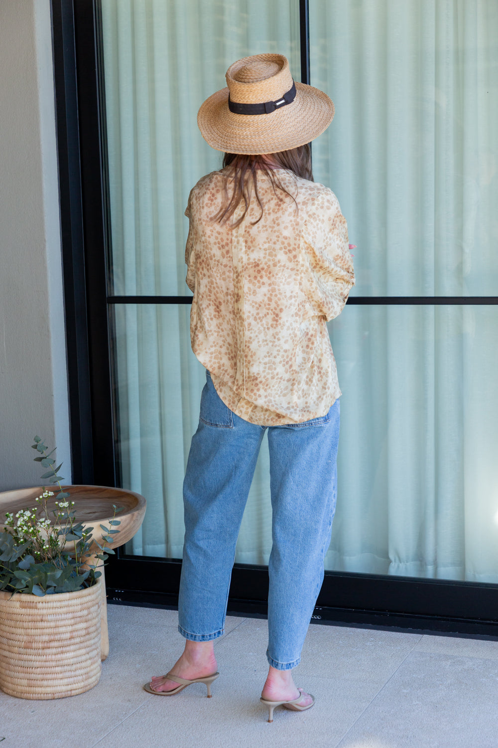 Gabi Blouse Animal Print-TOPS-kindacollection-Kinda