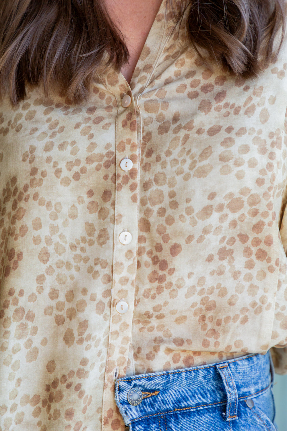 Gabi Blouse Animal Print-TOPS-kindacollection-Kinda