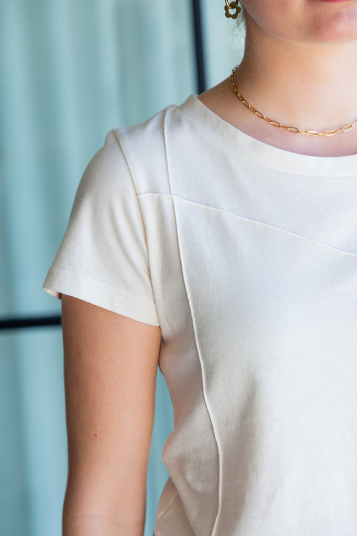 The Track Tee Ivory