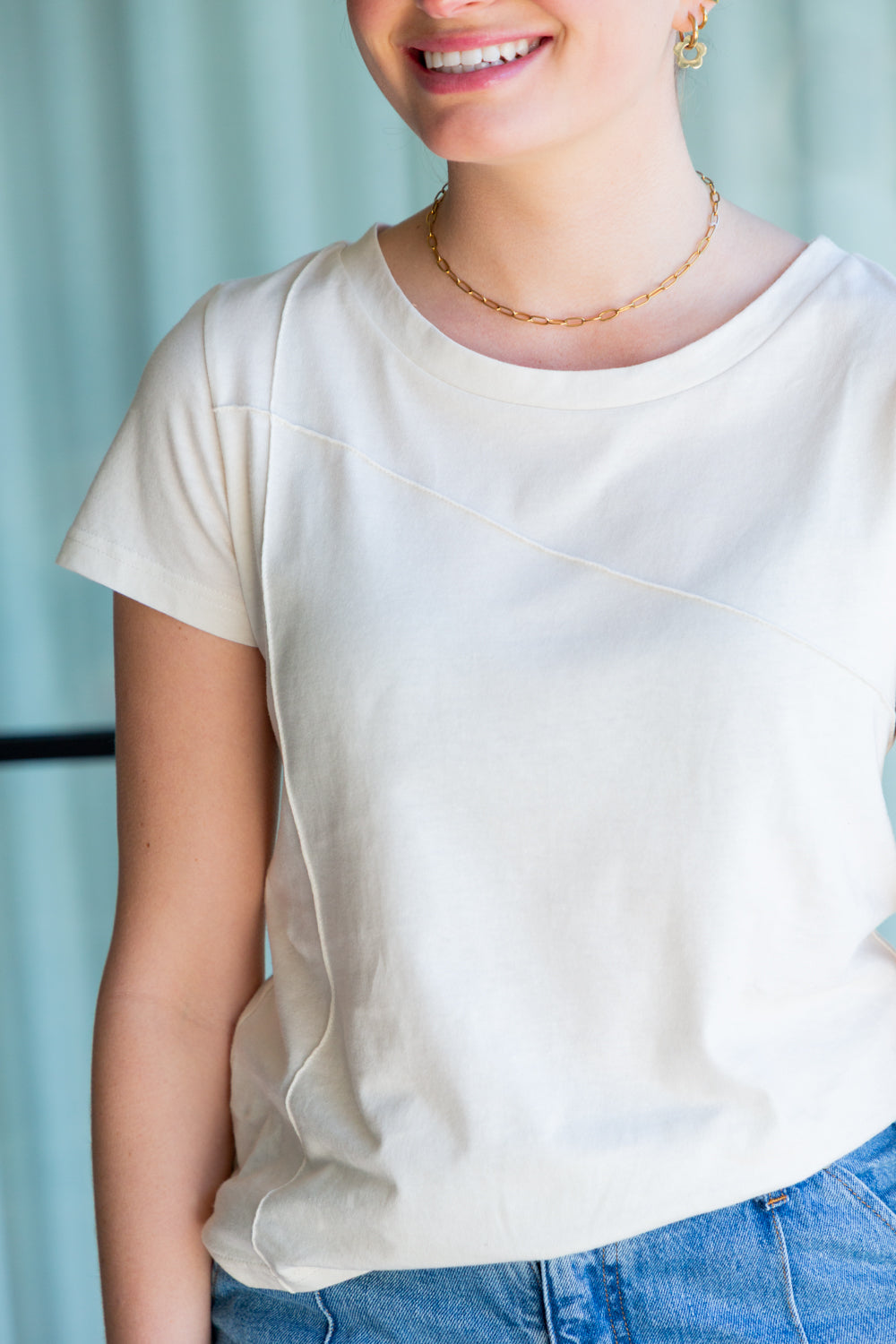 The Track Tee Ivory