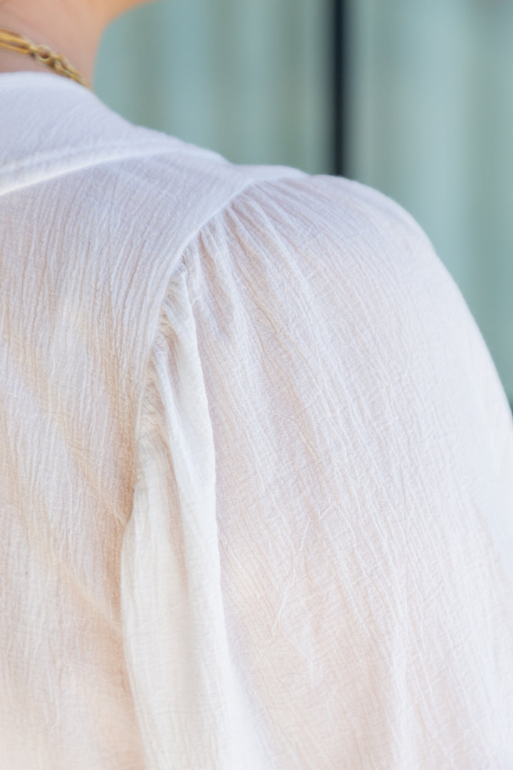 Bali Top White Crinkle-TOPS-kindacollection-Kinda