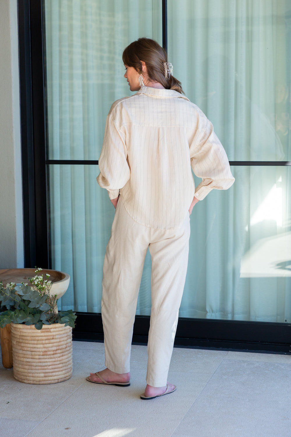 Tiffany Barrel Pants Natural