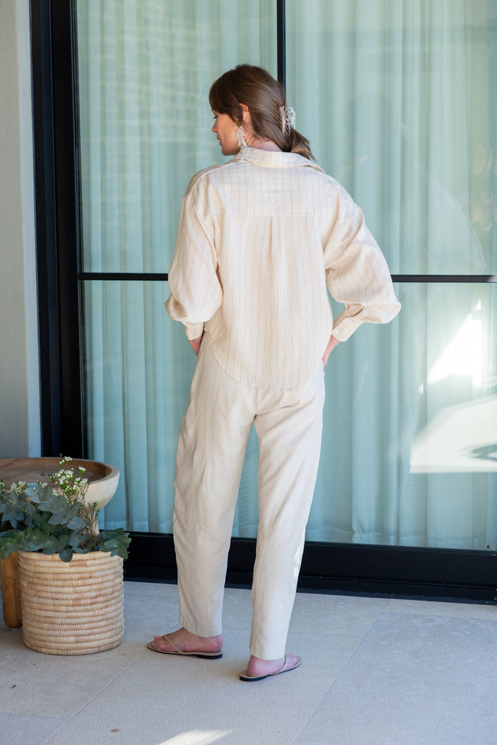 Tiffany Barrel Pants Natural