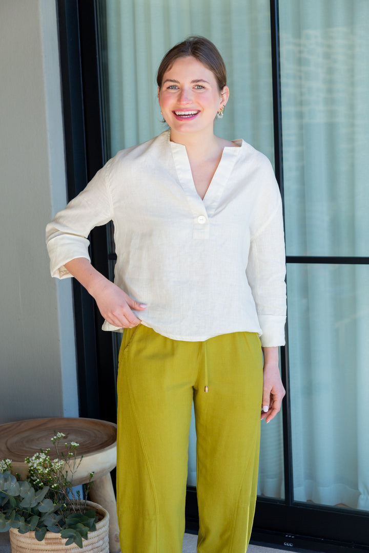 Donna Top French Vanilla-TOPS-Kindacollection-Kinda