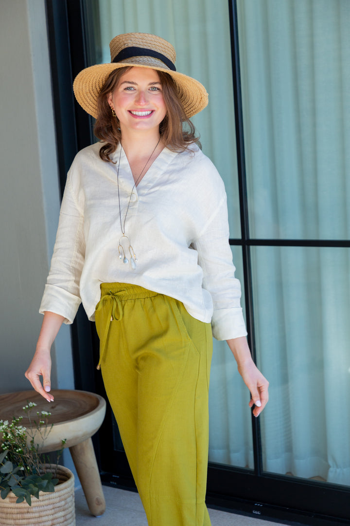 Donna Top French Vanilla-TOPS-Kindacollection-Kinda