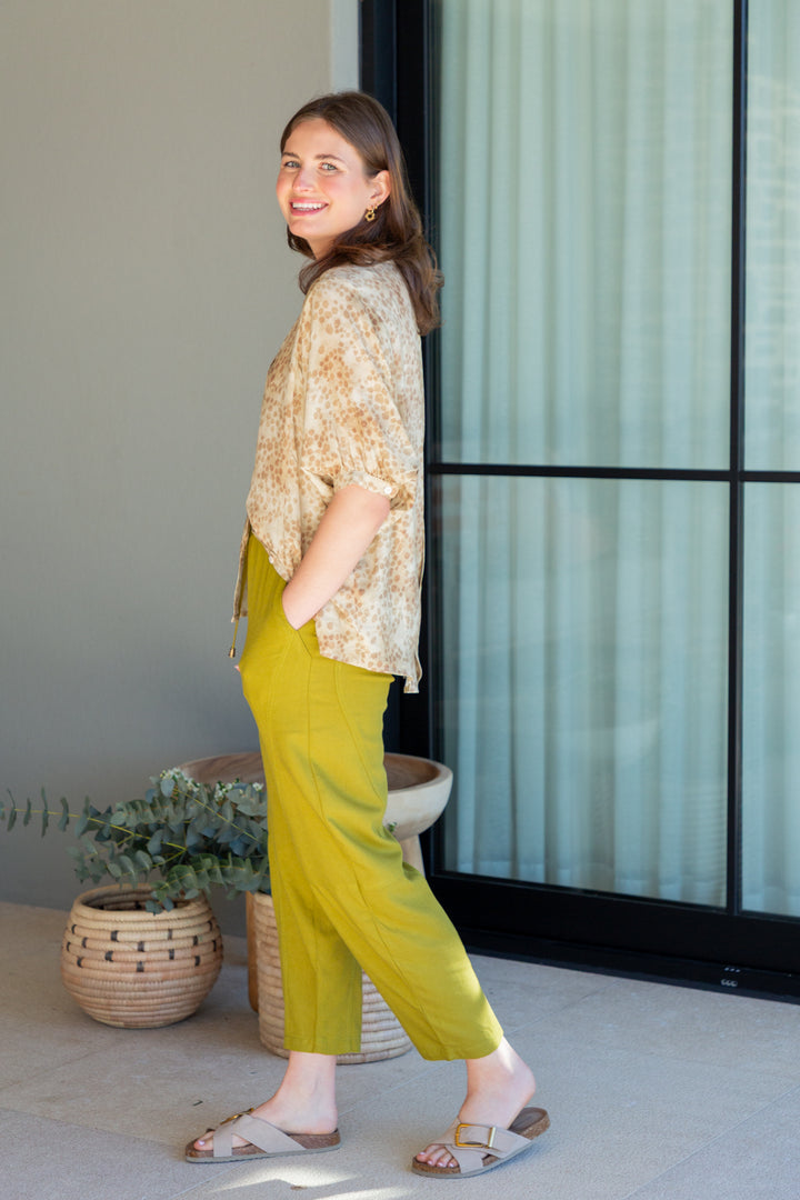 Gabi Blouse Animal Print-TOPS-kindacollection-Kinda