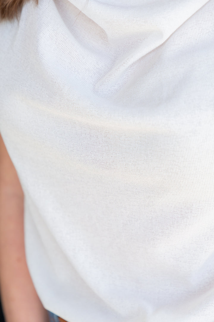 Mikey Knot Top White-TOPS-kindacollection-Kinda