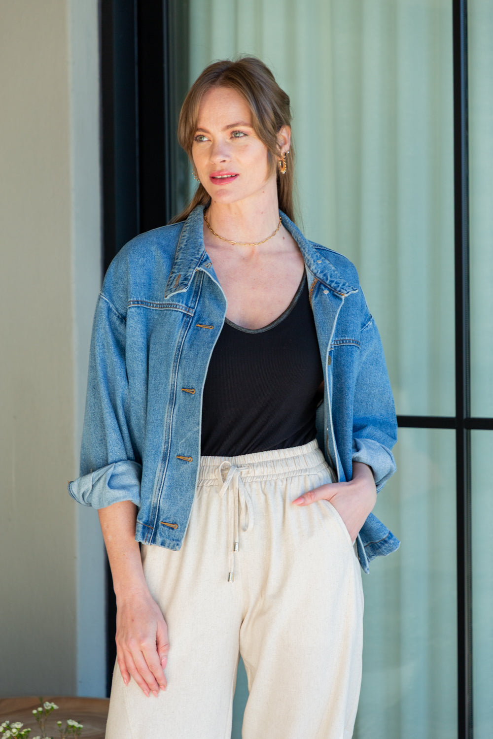 Springsteen Denim Jacket-LAYERING-Kindacollection-Kinda