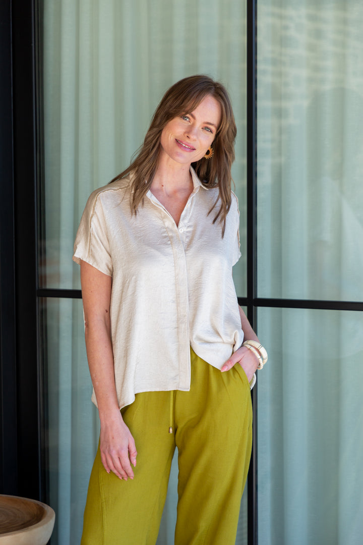 Tiffany Barrel Pants Antique Moss