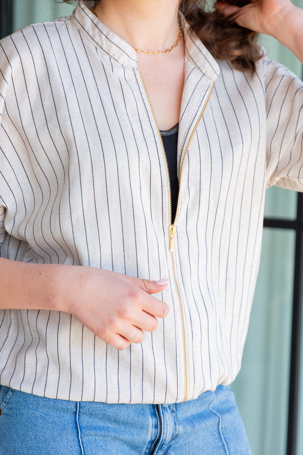 Bomber Stone Stripe
