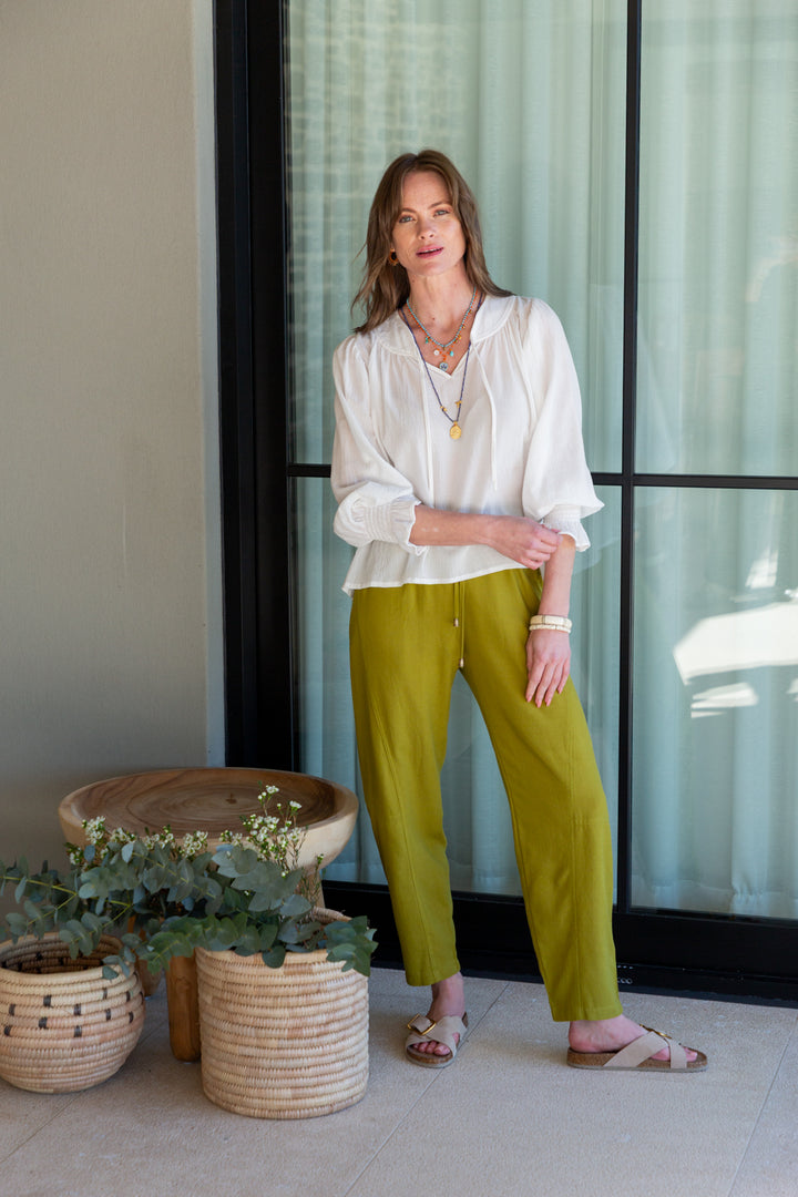 Bali Top White Crinkle-TOPS-kindacollection-Kinda