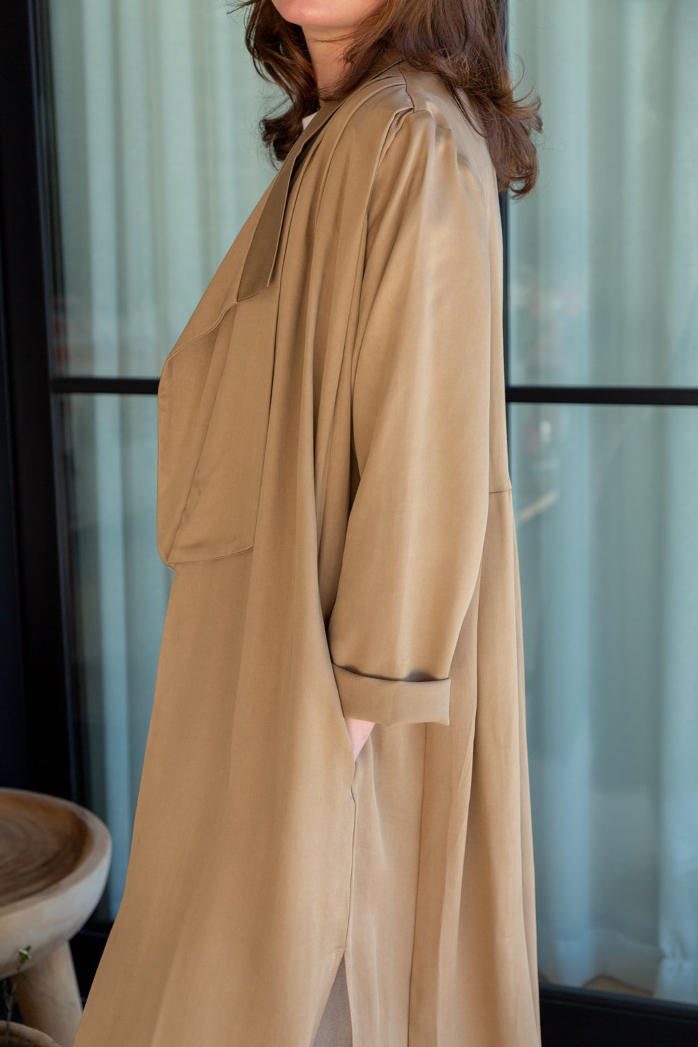 Denise Coat Sandstone-LAYERING-Kindacollection-Kinda