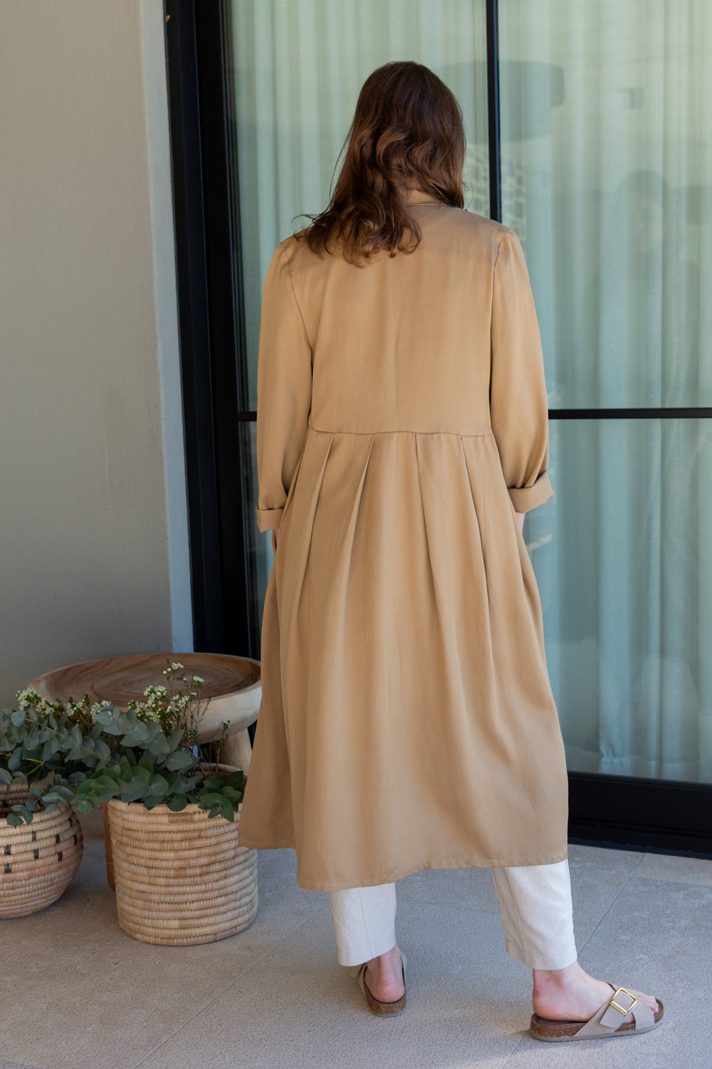 Denise Coat Sandstone-LAYERING-Kindacollection-Kinda