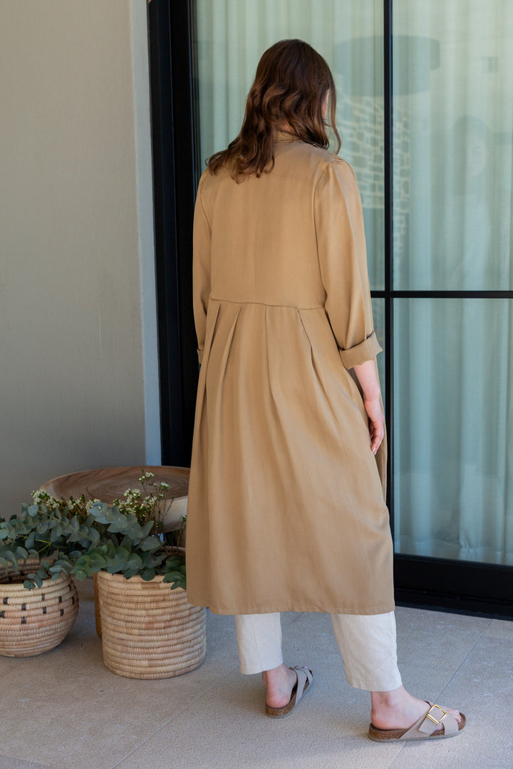 Denise Coat Sandstone-LAYERING-Kindacollection-Kinda