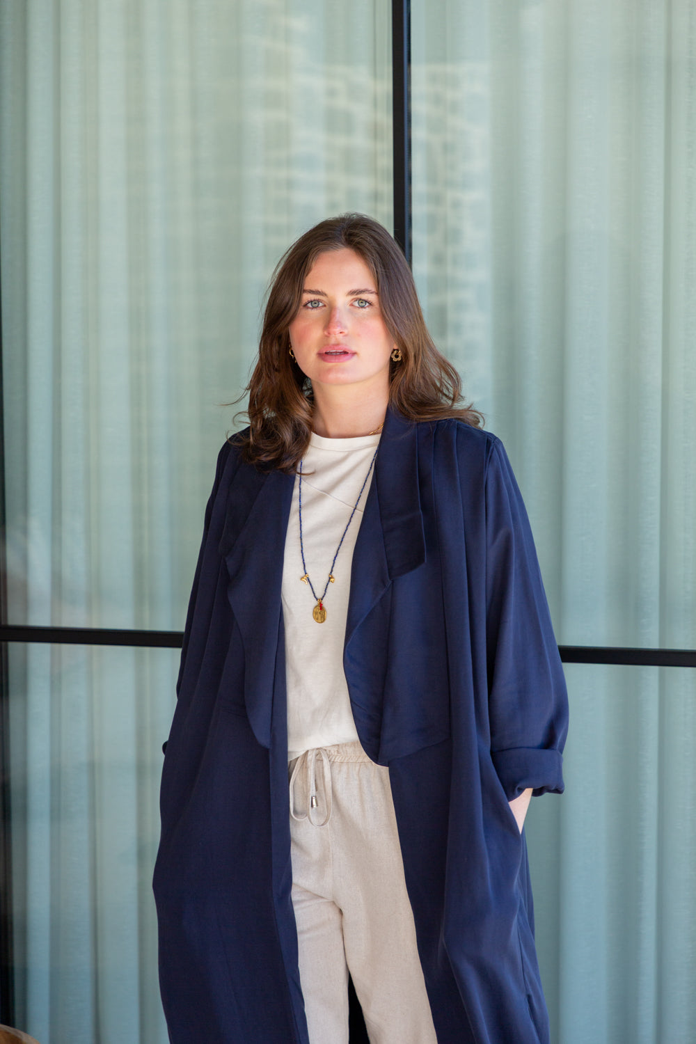 Denise Coat Navy
