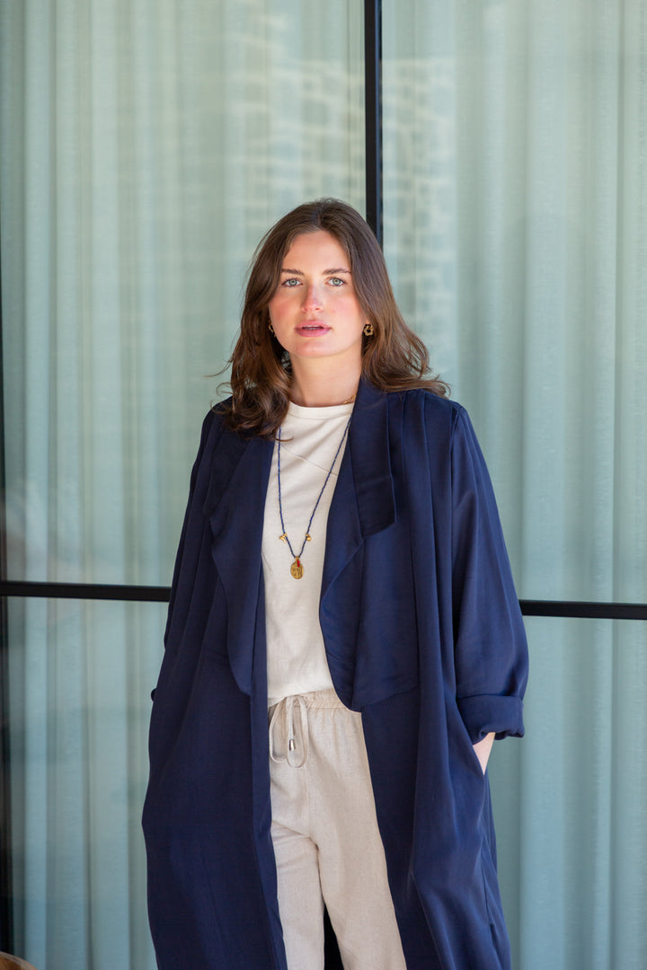 Denise Coat Navy