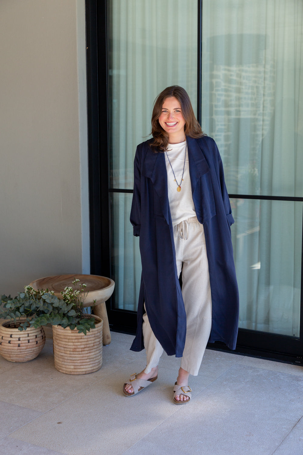 Denise Coat Navy