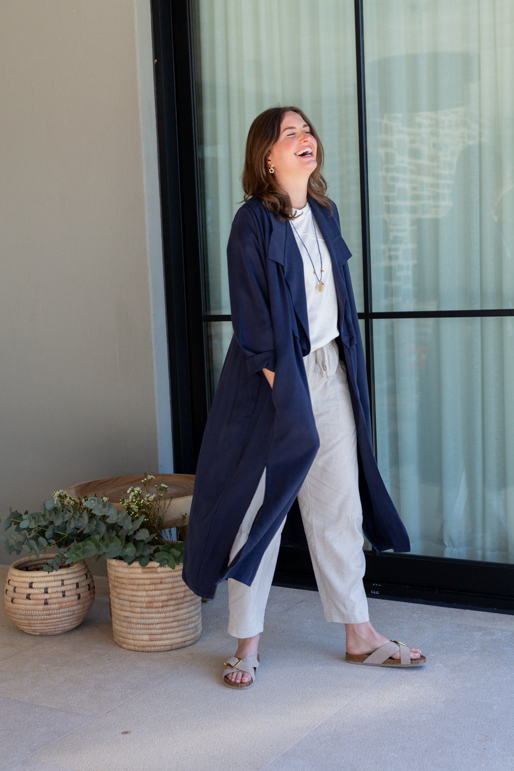 Denise Coat Navy