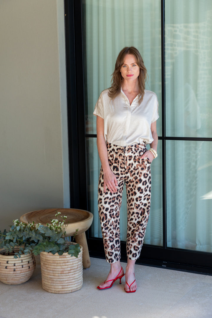 Mariam Shirt Ivory Shimmer-TOPS-kindacollection-Kinda