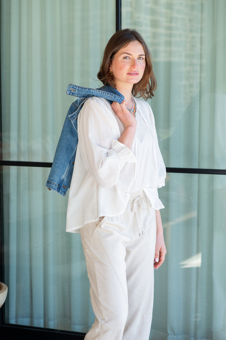 Tiffany Barrel Pants Natural
