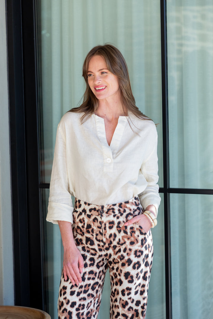 Donna Top French Vanilla-TOPS-Kindacollection-Kinda