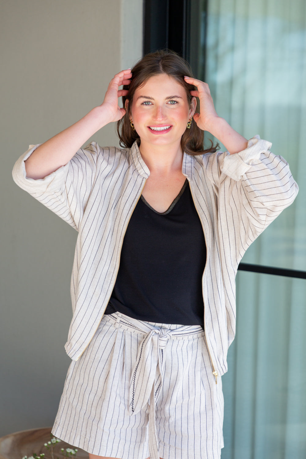 Bomber Stone Stripe