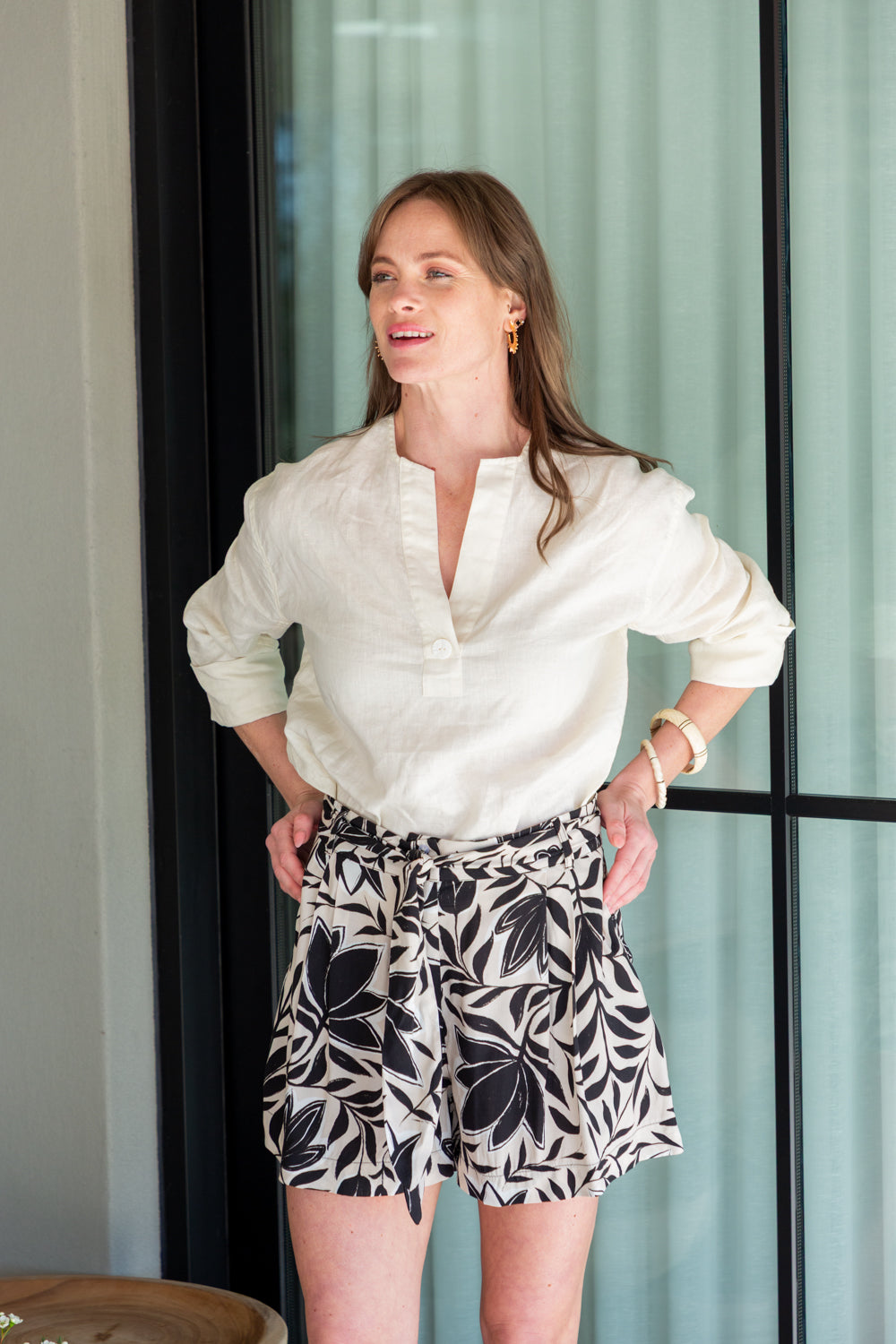 Donna Top French Vanilla-TOPS-Kindacollection-Kinda