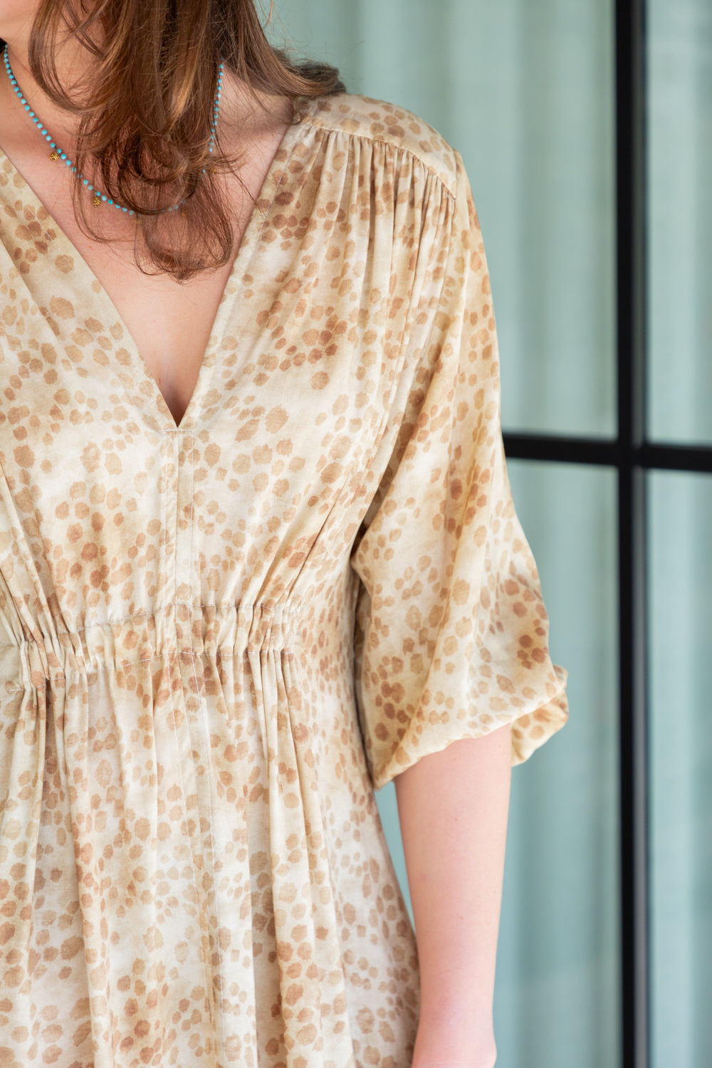 Arniston Dress Animal Print-DRESSES-Kinda-Kinda