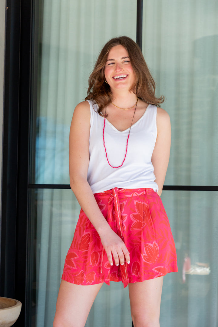 Tilly Tank White-TOPS-Kindacollection-Kinda