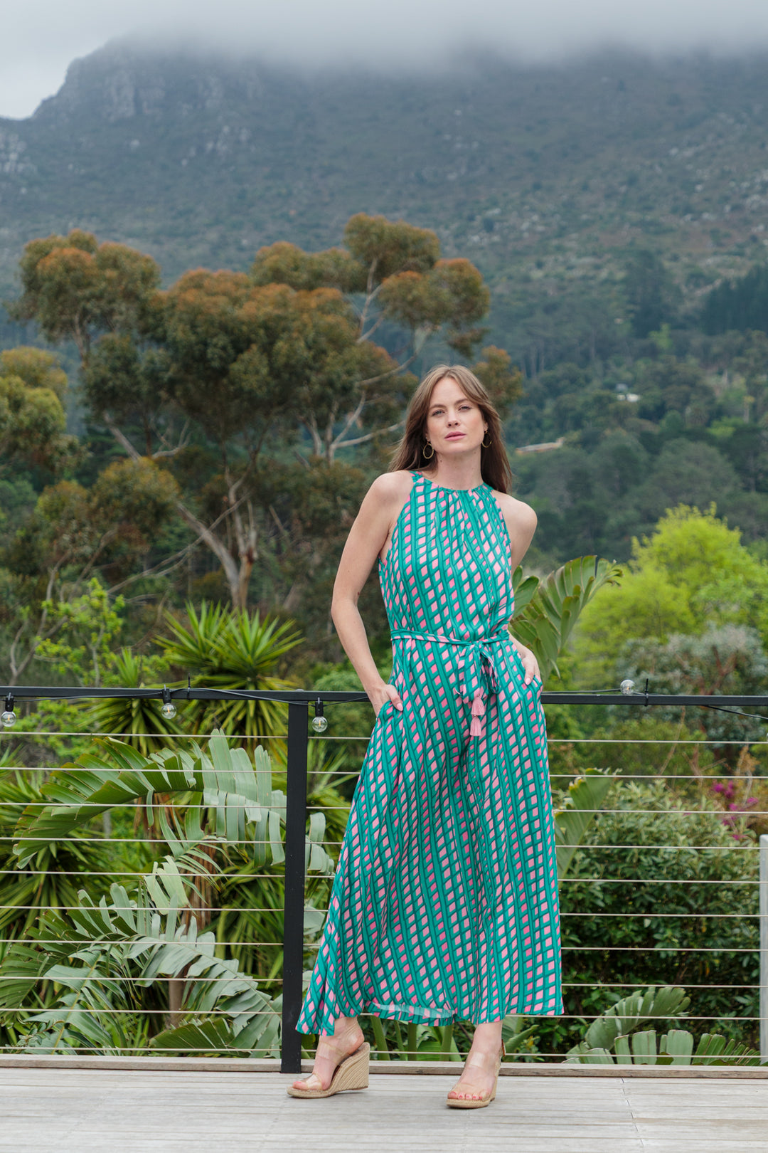 Zola Dress Pink Check