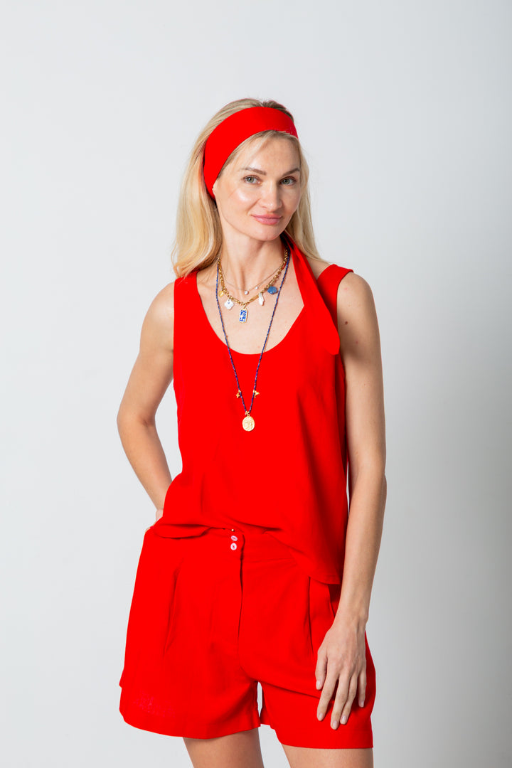 Thembi Top Classic Red-TOPS-Kindacollection-Kinda
