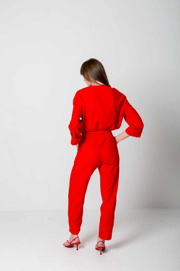 Donna Top Classic Red-TOPS-Kindacollection-Kinda