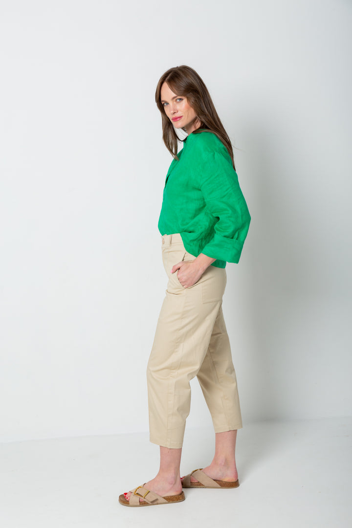Donna Top Pepper Green-TOPS-Kindacollection-Kinda