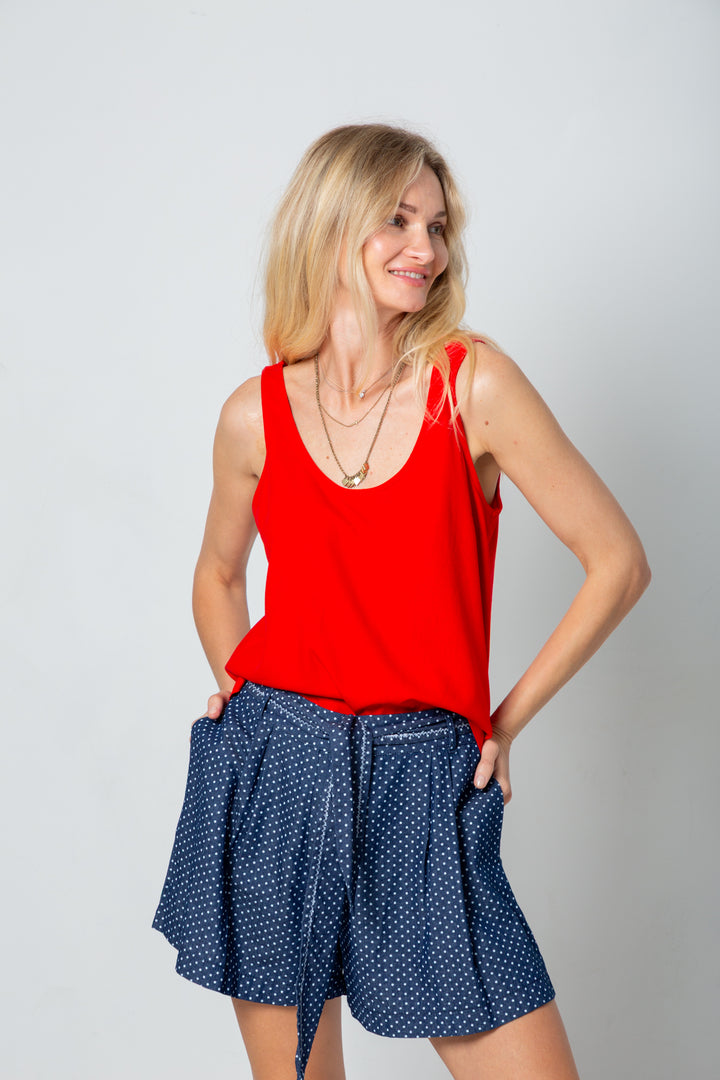 Thembi Top Classic Red-TOPS-Kindacollection-Kinda