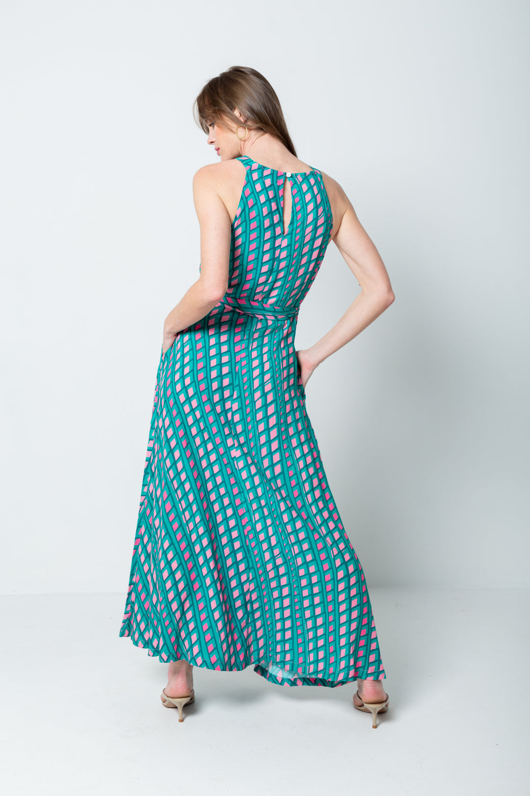 Zola Dress Pink Check