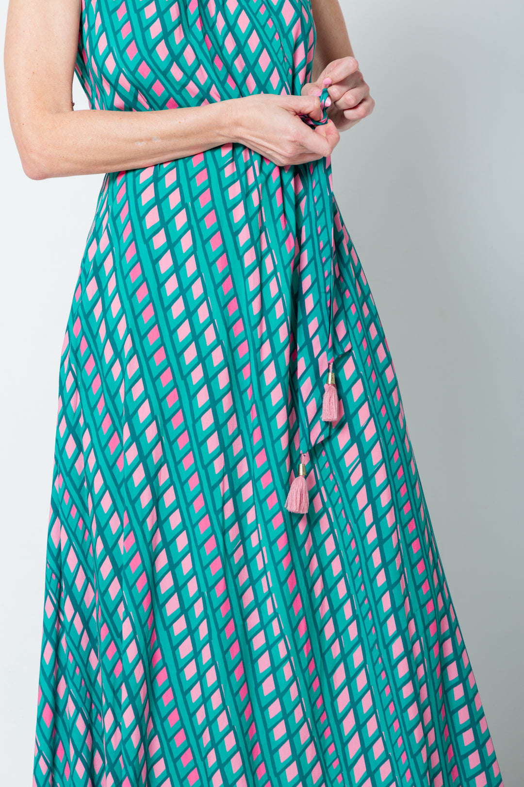 Zola Dress Pink Check