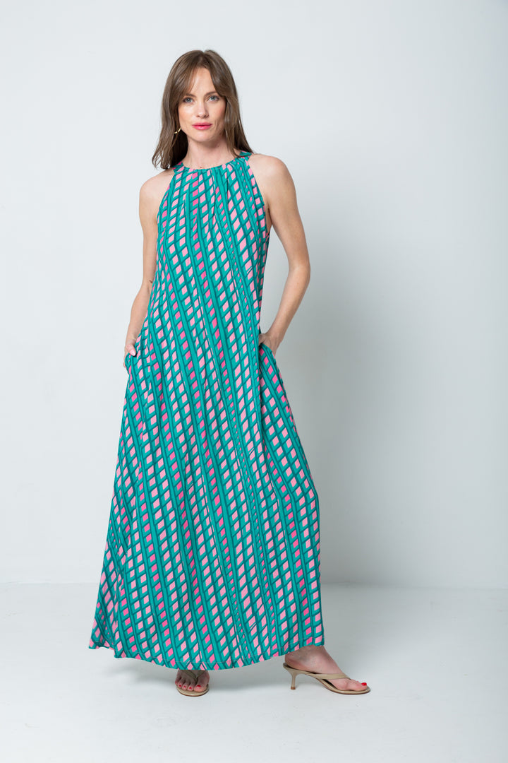 Zola Dress Pink Check