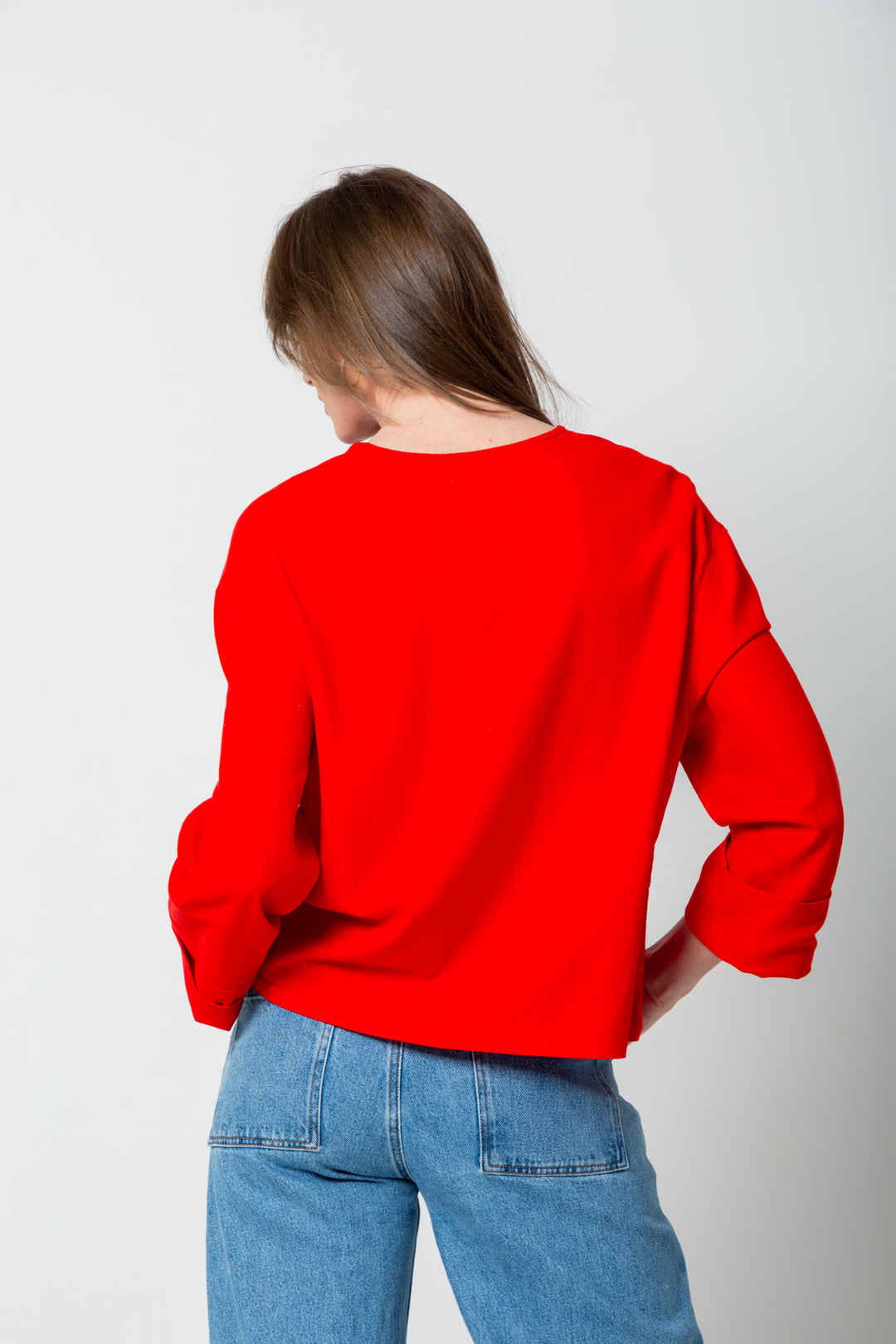Donna Top Classic Red-TOPS-Kindacollection-Kinda