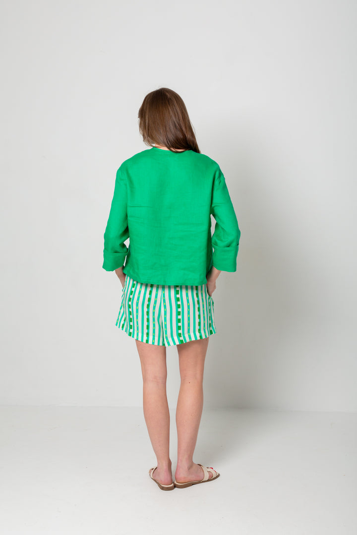 Donna Top Pepper Green-TOPS-Kindacollection-Kinda