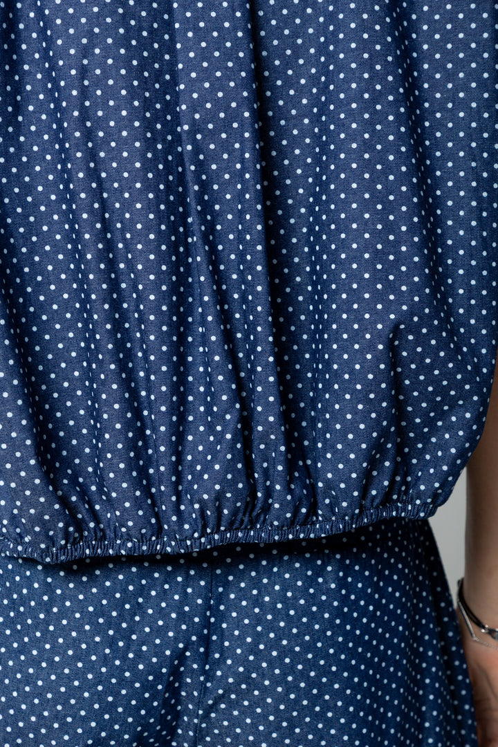 Dani Denim Polka Dot Shacket
