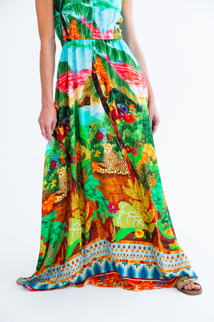 Sammi Dress Jungle Print-DRESSES-kindacollection-Kinda