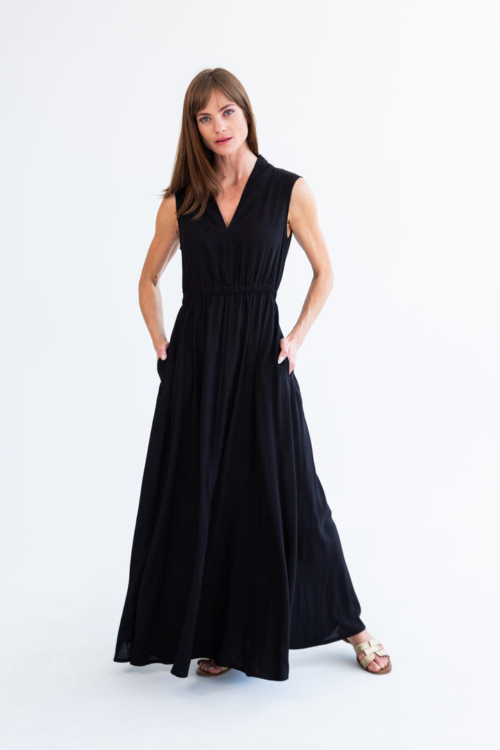 Sammi Dress Black-SALE DRESSES-kindacollection-Kinda