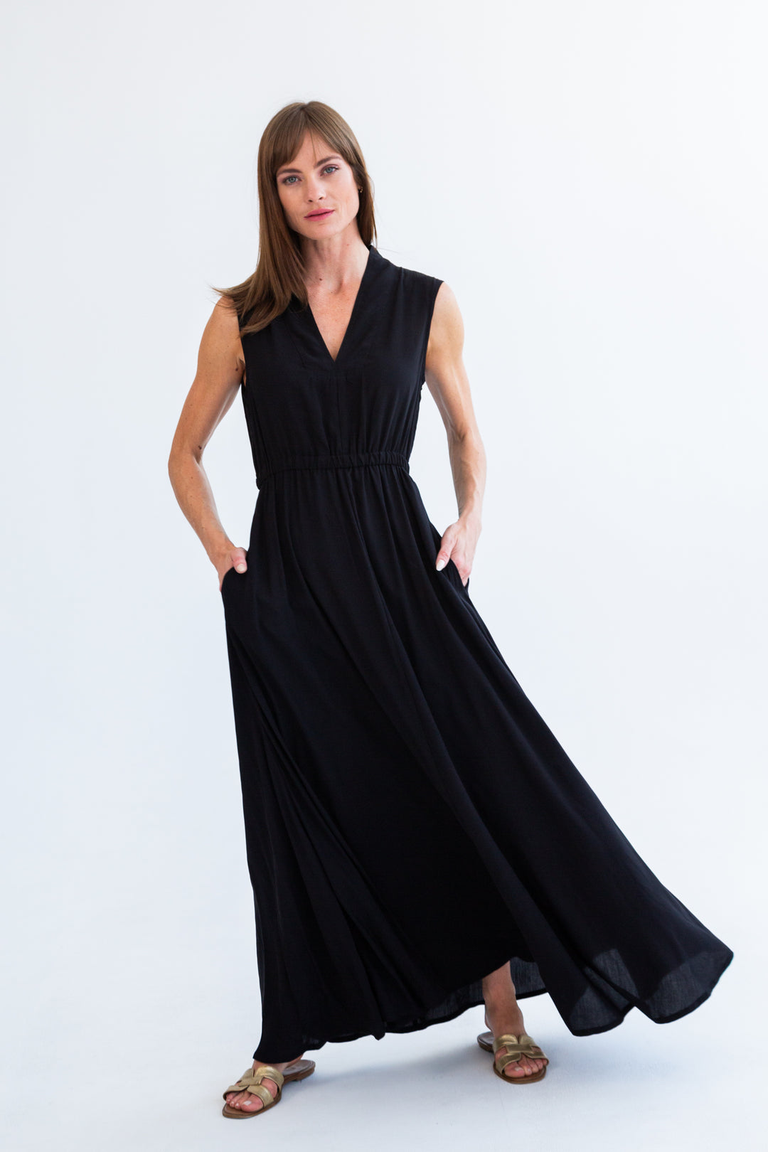 Sammi Dress Black-SALE DRESSES-kindacollection-Kinda