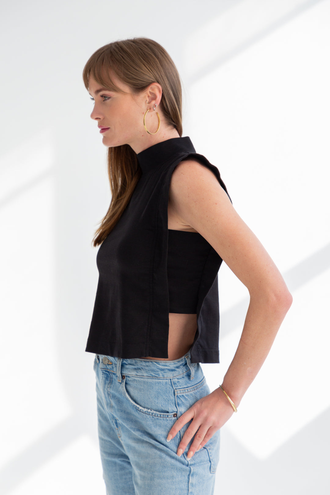 Sophie Top Black-TOPS-kindacollection-Kinda