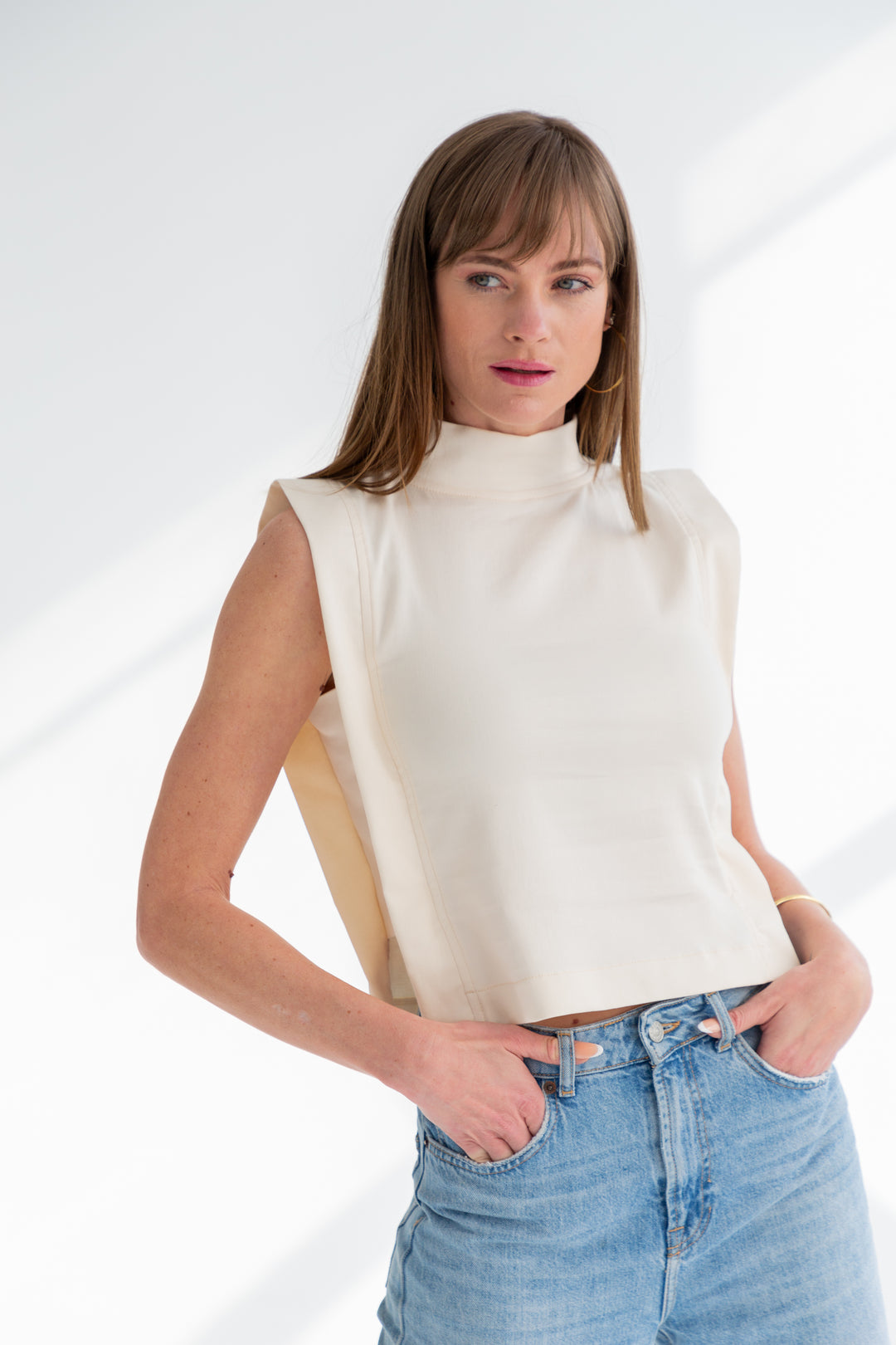 Sophie Top Ivory-TOPS-kindacollection-Kinda