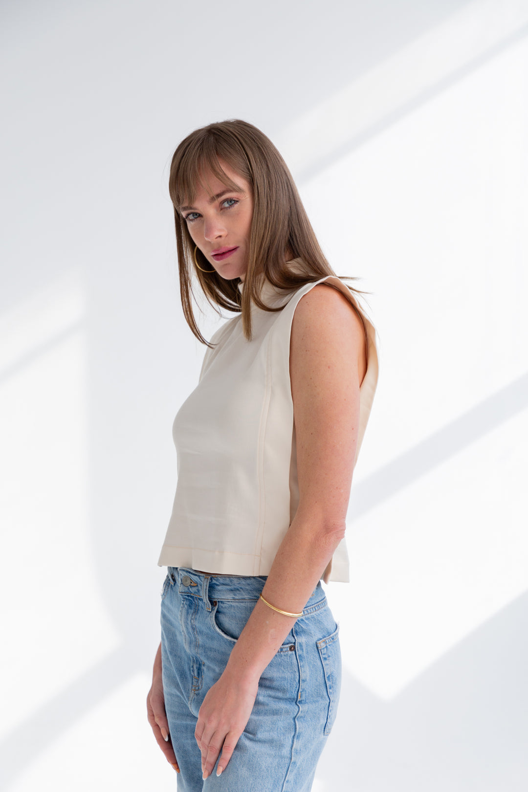 Sophie Top Ivory-TOPS-kindacollection-Kinda