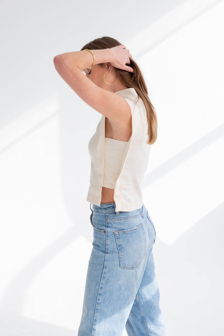 Sophie Top Ivory-TOPS-kindacollection-Kinda